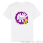 Tee Shirt Mandala Hippie Van Flowers