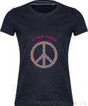 Tee shirt Vintage Peace & Love "Flower Power"
