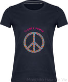 Tee shirt Vintage Peace & Love "Flower Power"