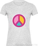 Tee shirt Vintage Peace and Love Femme
