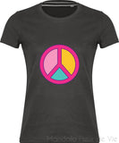 Tee shirt Vintage Peace and Love Femme