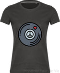 Tee shirt Vintage Vinyle Peace and Love