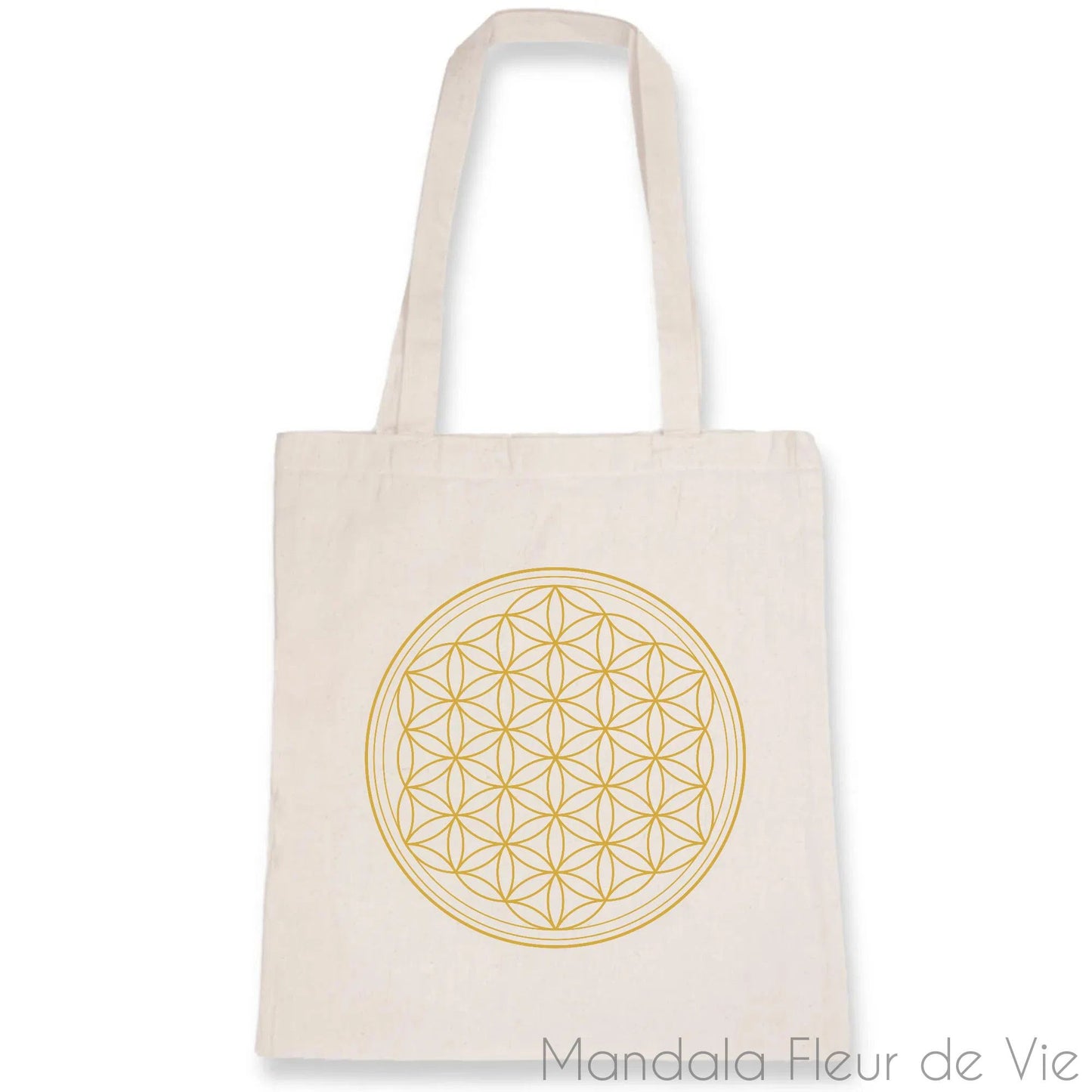 Tote Bag Fleur de Vie Or