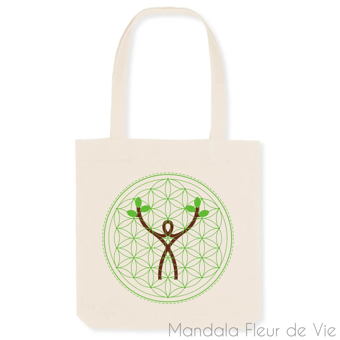 Tote Bag Mandala Fleur de Vie & Arbre de Vie