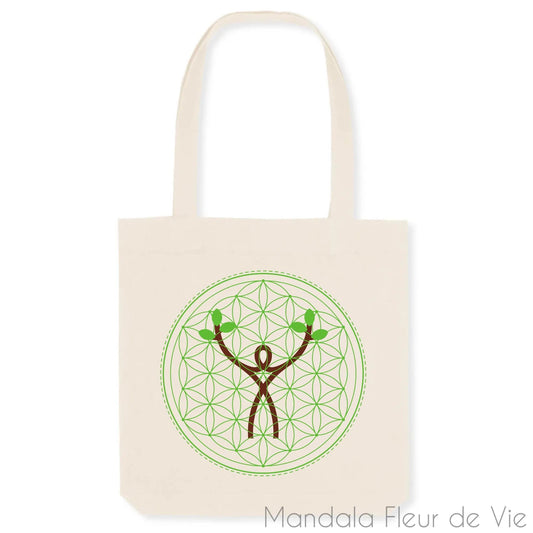 Tote Bag Mandala Fleur de Vie & Arbre de Vie