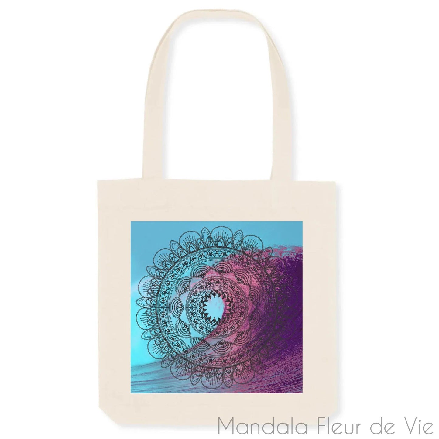 Tote Bag Mandala Vague