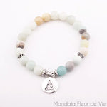 Bracelet Mandala <br> Bouddha Lotus Mandala Fleur de vie