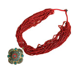 Collier Mandala Ethnique Tibetain Mandala Fleur de vie