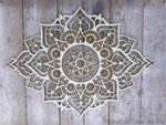 Décoration Mandala Fleur de Lotus en bois Mandala Fleur de vie