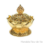 Encensoir <br> Lotus Tibétain Mandala Fleur de vie