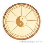 Mandala bois<br>"Bénédiction de la Maison" Mandala Fleur de vie