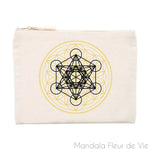 Pochette Cube de Métatron - Mandala Fleur de Vie Mandala Fleur de vie
