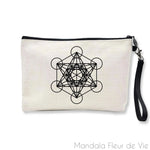 Pochette Cube de Métatron Mandala Fleur de vie