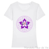 T Shirt Femme Mandala Fleur de Vie "LIFE" Mandala Fleur de vie