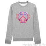 Sweat Mandala Peace & Love Mandala Fleur de vie