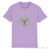 Tee-Shirt Mandala Fleur de Vie & Arbre de Vie Mandala Fleur de vie