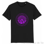 T Shirt en Coton Bio Mandala Fleur de Vie Coucher de Soleil Mandala Fleur de vie