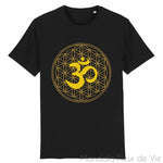 T Shirt Mandala Fleur de Vie Om Or Mandala Fleur de vie