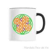 Mug Fleur de vie "Energie" Mandala Fleur de vie