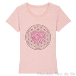 T Shirt Mandala Fleur de Vie "Happy Mother's Day" Mandala Fleur de vie