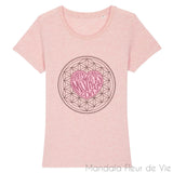 T Shirt Mandala Fleur de Vie "Happy Mother's Day" Mandala Fleur de vie
