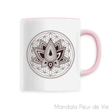 Mug Fleur de Vie & Fleur de Lotus Mandala Fleur de vie