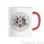 Mug Fleur de Vie & Fleur de Lotus Mandala Fleur de vie