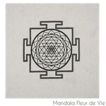 Tissu Mandala SHRI YANTRA Mandala Fleur de vie