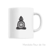 Mug en Céramique <br> Bouddha Mandala Mandala Fleur de vie