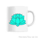 Mug en Céramique <br> Fleur de Lotus Mandala Mandala Fleur de vie
