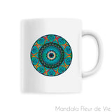 Mug en Céramique <br> Mandala Fleur de Lotus Mandala Fleur de vie