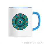 Mug en Céramique <br> Mandala Fleur de Lotus Mandala Fleur de vie
