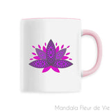 Mug en Céramique <br> Mandala Lotus Mandala Fleur de vie