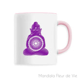 Mug Mandala <br> Bouddha Violet Mandala Fleur de vie