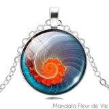 Pendentif Mandala Fleur de Lotus Mandala Fleur de vie