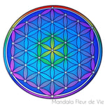 Stickers Mandala<br>Fleur de vie rond Mandala Fleur de vie