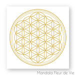Stickers Fleur de vie (lot de 5) Mandala Fleur de vie