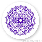 Stickers Mandala Abeilles Mandala Fleur de vie