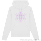 Sweat-Shirt Metatron Mauve Mandala Fleur de vie