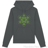 Sweat-Shirt Metatron Vert Mandala Fleur de vie