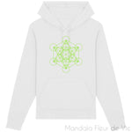 Sweat-Shirt Metatron Vert Mandala Fleur de vie