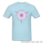 T shirt Mandala adulte Etoile lumineuse Mandala Fleur de vie