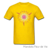 T shirt Mandala adulte Etoile lumineuse Mandala Fleur de vie