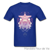 T Shirt Mandala Animaux "le Colibri" Mandala Fleur de vie