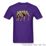 T Shirt Mandala Animaux Elephant Mandala Mandala Fleur de vie