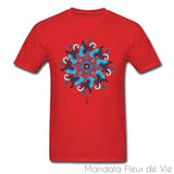T Shirt Mandala Eléphant Mandala Fleur de vie