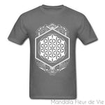 T Shirt Mandala<br> Géométrie Sacrée Mandala Fleur de vie