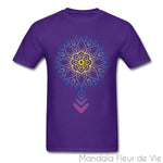 T Shirt Mandala Fleur Nature Mandala Fleur de vie