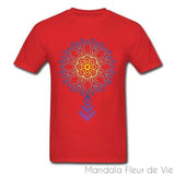 T Shirt Mandala Fleur Nature Mandala Fleur de vie