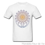 T Shirt Mandala Géométrie Sacrée Mandala Fleur de vie